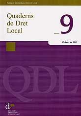 QUADERNS DE DRET LOCAL, NÚM. 9 (OCTUBRE, 2005)