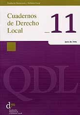 CUADERNOS DE DERECHO LOCAL, NÚM. 11 (JUNIO, 2006)