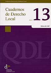 CUADERNOS DE DERECHO LOCAL, NÚM. 13 (FEBRERO, 2007)
