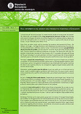 FULL INFORMATIU DEL MERCAT DELS PRODUCTES FORESTALS A CATALUNYA, NÚM. 7 (PRIMER SEMESTRE, 2008)