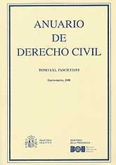 ANUARIO DE DERECHO CIVIL. TOMO LXI, FASCÍCULO I, (ENERO-MARZO, 2008)