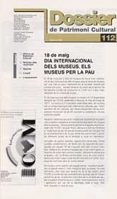 DOSSIER DE PATRIMONI CULTURAL, NÚM. 112 (MAIG-JUNY, 2000)