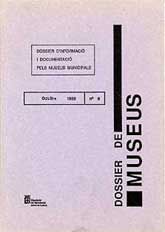 DOSSIER DE MUSEUS, NÚM. 9 (OCTUBRE, 1989)