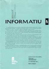 INFORMATIU, NÚM. 2 (ABRIL, 1989)