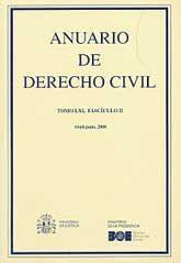 ANUARIO DE DERECHO CIVIL. TOMO LXI, FASCÍCULO II, (ABRIL-JUNIO, 2008)