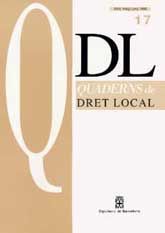 QDL: QUADERNS DE DRET LOCAL, NÚM. 17 (ABRIL-JUNY, 1998)