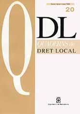 QDL: QUADERNS DE DRET LOCAL, NÚM. 20 (GENER-MARÇ, 1999)