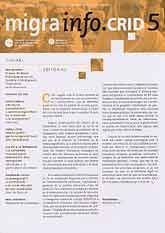 MIGRAINFO: BUTLLETÍ DE MIGRACIÓ I CIUTADANIA, NÚM. 5 (SETEMBRE-OCTUBRE, 2002)
