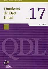 QUADERNS DE DRET LOCAL, NÚM. 17 (JUNY, 2008)