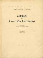 CATÁLOGO DE LA COLECCIÓN CERVANTINA