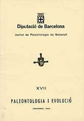 PALEONTOLOGIA I EVOLUCIÓ (DESEMBRE, 1982), NÚM. XVII