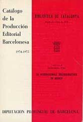 CATÁLOGO DE LA PRODUCCIÓN EDITORIAL BARCELONESA, 1974-1975: LA INTERNATIONALE JUGENDBIBLIOTHEK DE MUNICH