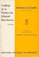 CATÁLOGO DE LA PRODUCCIÓN EDITORIAL BARCELONESA, 1975-1976: L'AVENTURA EDITORIAL D'UN FILÒLEG