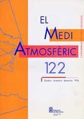 MEDI ATMOSFÈRIC, EL: CONTAMINACIÓ I METEOROLOGIA, NÚM. 122 (OCTUBRE-DESEMBRE, 1996)