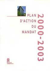 PLAN D'ACTION DU MANDAT 2000-2003