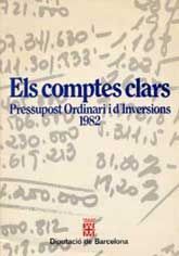 COMPTES CLARS, ELS: PRESSUPOST ORDINARI I D'INVERSIONS 1982
