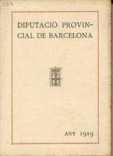 DIPUTACIÓ PROVINCIAL DE BARCELONA: ANY 1919