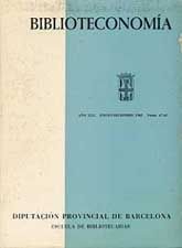 BIBLIOTECONOMÍA AÑO XXV, (ENERO-DICIEMBRE 1968), NÚM. 67-68
