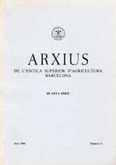 ARXIUS: DE L'ESCOLA D'AGRICULTURA DE BARCELONA (SÈRIE QUARTA), NÚM. 6