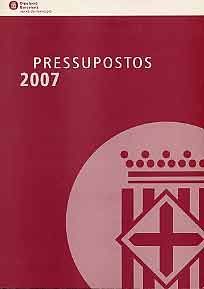 PRESSUPOSTOS, 2007: DIPUTACIÓ DE BARCELONA
