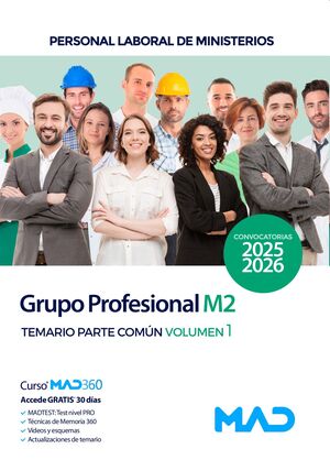 Grupo Profesional M2 (T1). Personal Laboral de Ministerios