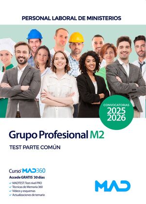 Grupo Profesional M2 (Test). Personal Laboral de Ministerios