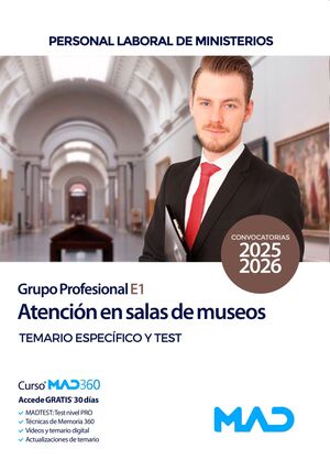 Atención en salas de museos (Grupo Profesional E1). Ministerio de Cultura