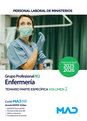 Enfermería (T2) (Grupo Profesional M2). Personal Laboral de Ministerios