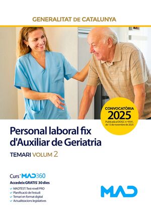 Personal Laboral Fix (T2) d'Auxiliar de Geriatria