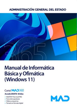 Manual de Informática básica y ofimática (Windows 11) de la Administración General del Estado