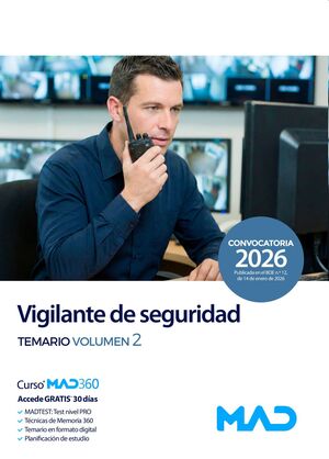 Vigilante de seguridad (T2). Ministerio del Interior