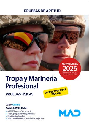 Tropa y Marinería Profesional (Pruebas física) del Ministerio de Defensa
