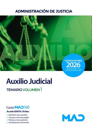 Cuerpo de Auxilio Judicial (T1) de la Administración de Justicia
