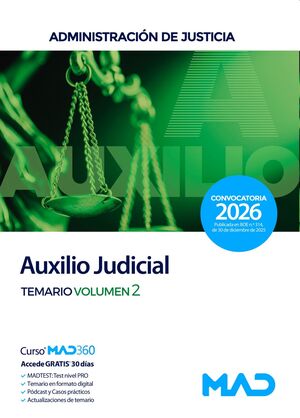 Cuerpo de Auxilio Judicial (T2) de la Administración de Justicia