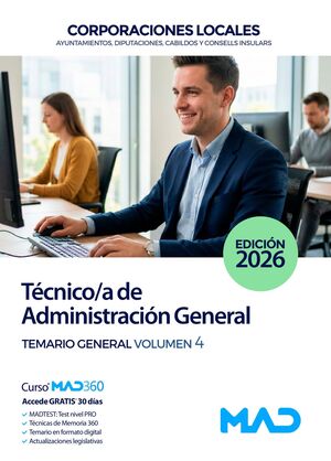 Técnico/a (T4) de Administración General de Corporaciones Locales