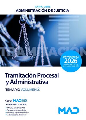 Cuerpo de Tramitación Procesal (T2) y Administrativa (turno libre)