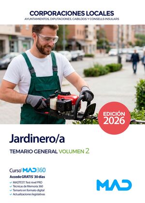 Jardinero/a (T2) de Corporaciones Locales