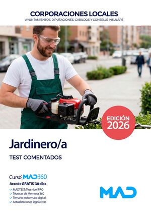 Jardinero/a (Test) de Corporaciones Locales