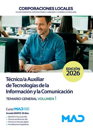 Técnico/a Auxiliar (T1) de Tecnologías y de la Información y la Comunicación (TIC) de...