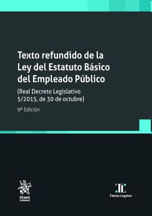 Texto refundido de la Ley del Estatuto Básico del Empleado Público