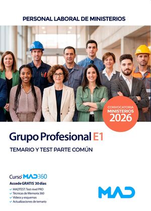 Personal Laboral de Ministerios Grupo Profesional E1