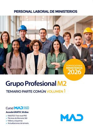 Grupo Profesional M2 (T1). Personal Laboral de Ministerios