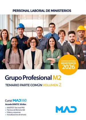 Grupo Profesional M2 (T2). Personal Laboral de Ministerios