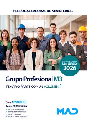 Grupo Profesional M3. (T1) Personal Laboral de Ministerios