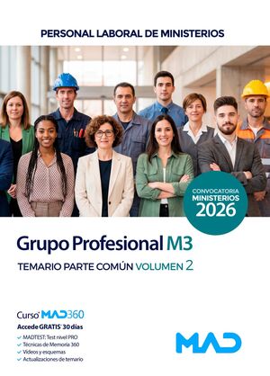 Grupo Profesional M3. (T2) Personal Laboral de Ministerios