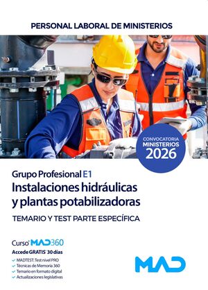 Instalaciones hidráulicas y plantas potabilizadoras (Grupo Profesional E1). Personal Laboral...